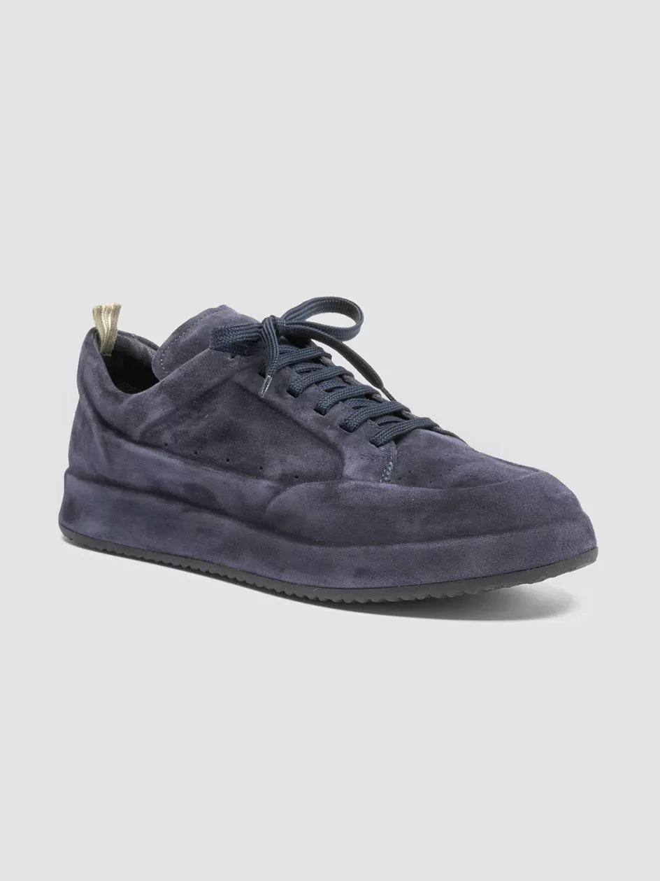 ace_016__blue_suede_sneakers_97450.webp Officine Creative Suede Selection | Sneakers>ACE 016 - Suede Sneakers BLUE
