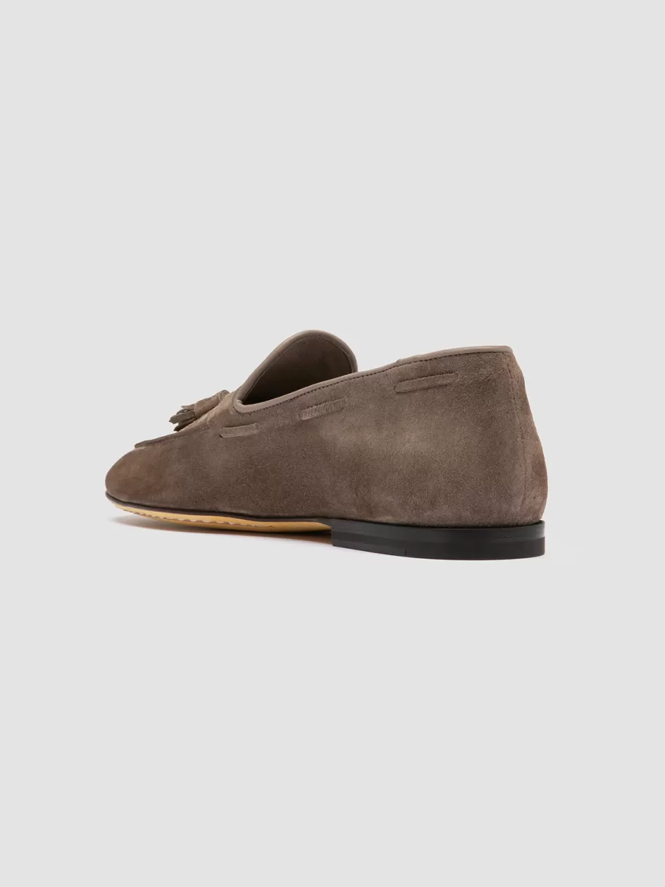 airto_013__taupe_suede_tassel_loafers_97602.webp Officine Creative Suede Selection | Icons>AIRTO 013 - Taupe Suede Tassel Loafers OTTER