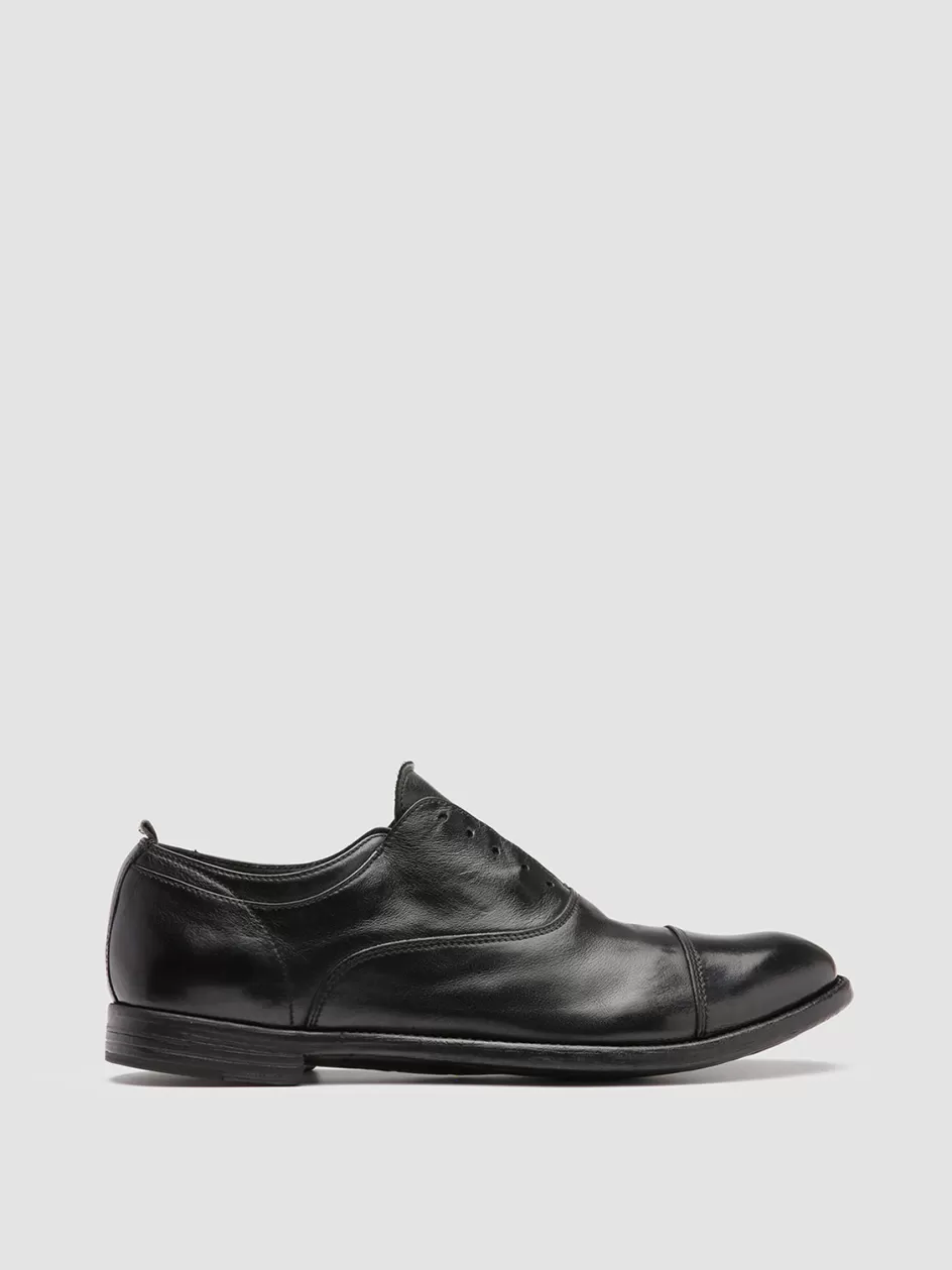 Officine Creative Oxfords | Icons>ARC 501 - Leather Oxford Shoes BLACK
