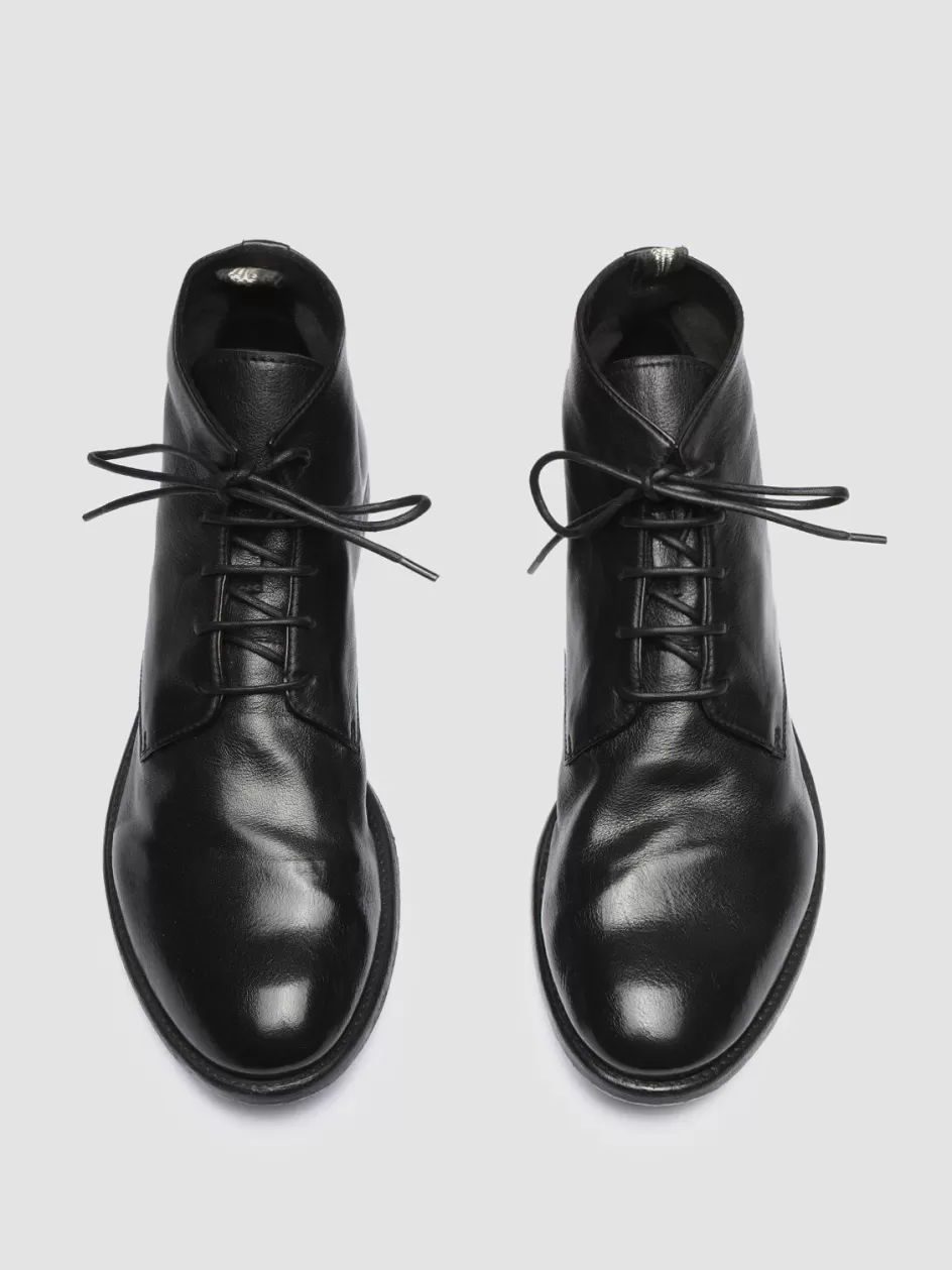 Officine Creative Icons | Ankle Boots>ARC 513 - Leather Ankle Boots BLACK