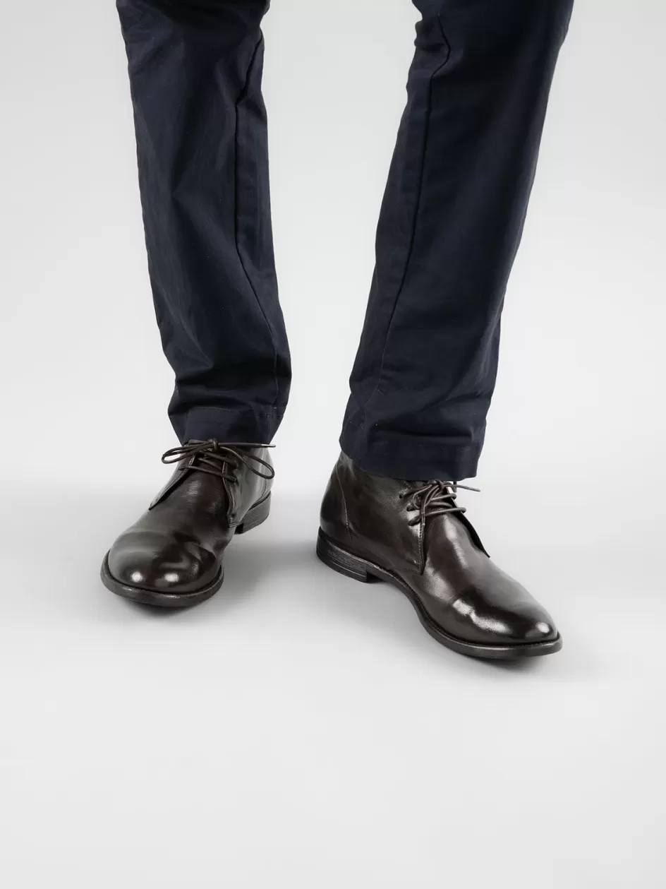 arc_516__brown_leather_boots_102553.webp Officine Creative Ankle Boots>ARC 516 - Brown Leather Boots EBANO