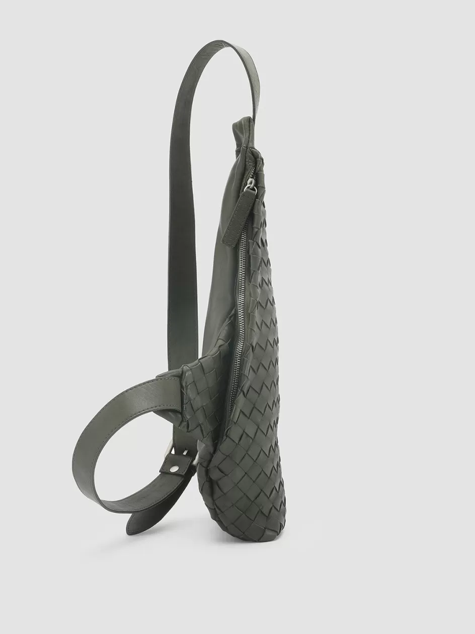 armor_05__green_woven_leather_backpack_98021.webp Officine Creative Woven Leather Selection | Backpacks>ARMOR 05 - Green Woven Leather Backpack DEPHTS