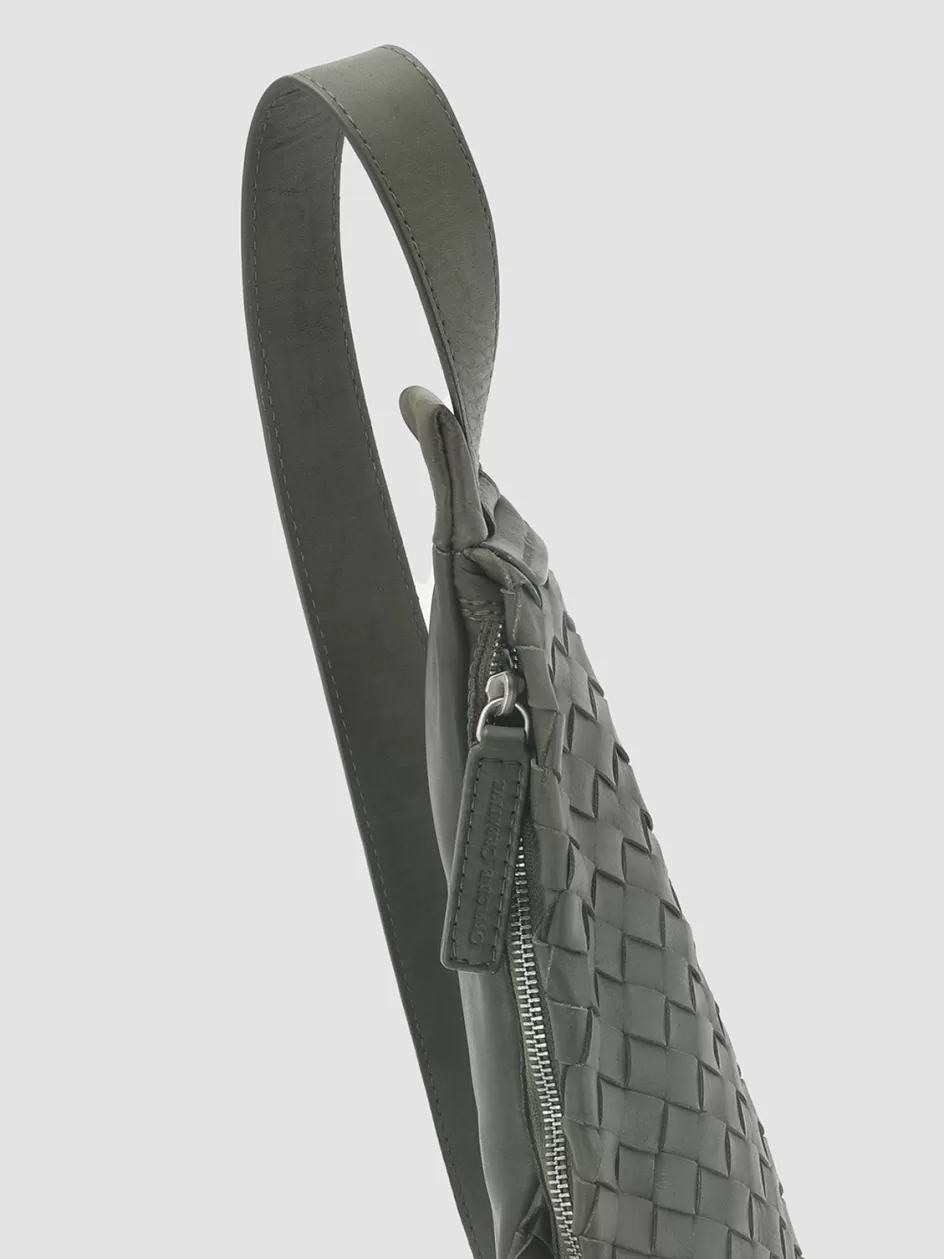armor_05__green_woven_leather_backpack_98023.webp Officine Creative Woven Leather Selection | Backpacks>ARMOR 05 - Green Woven Leather Backpack DEPHTS
