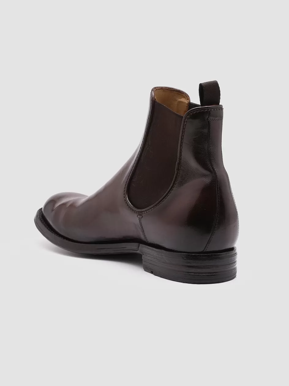 balance_008__brown_leather_chelsea_boots_102485.webp Officine Creative Ankle Boots>BALANCE 008 - Brown Leather Chelsea Boots DARK BROWN