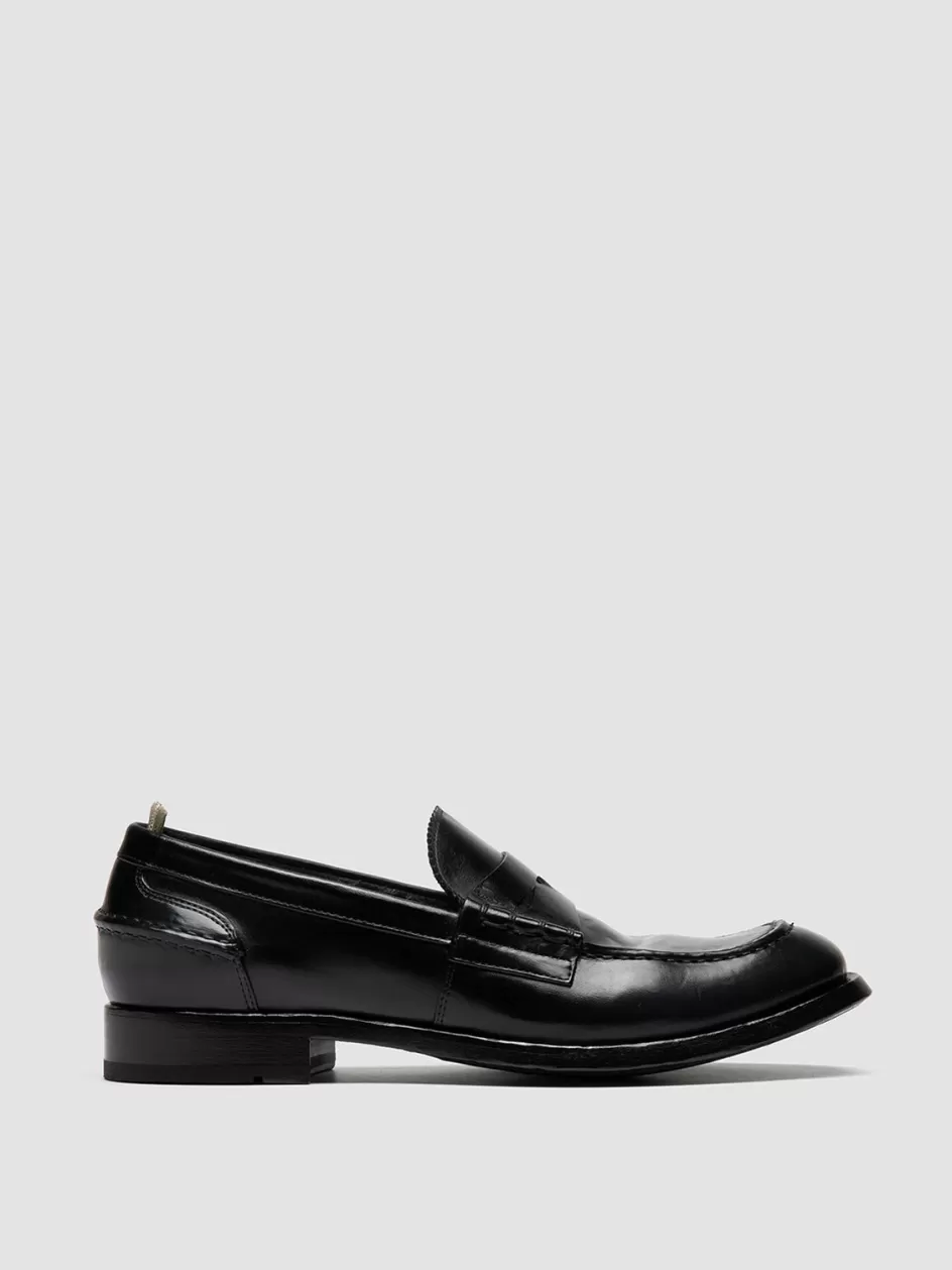 Officine Creative Loafers>BALANCE 017 - Blue Penny Leather Loafers SUPERNERO