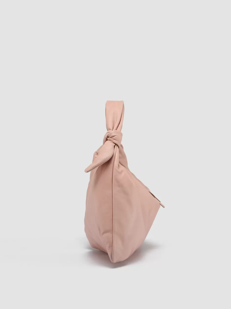 bolina_029__rose_leather_hobo_bag_106425.webp Officine Creative Bags>BOLINA 029 - Rose Leather Hobo Bag ROSE CLOUD