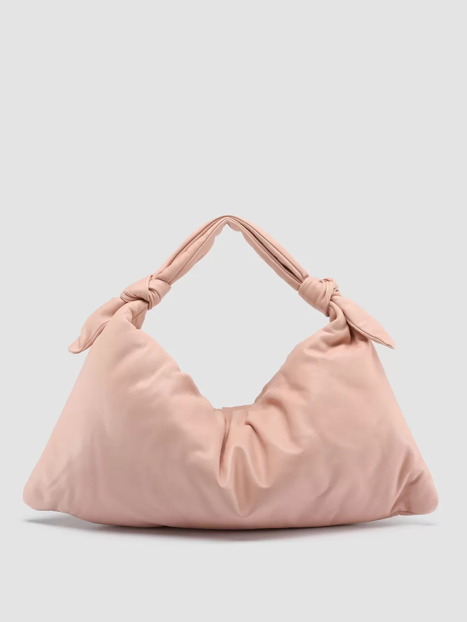 bolina_029__rose_leather_hobo_bag_106426.webp Officine Creative Bags>BOLINA 029 - Rose Leather Hobo Bag ROSE CLOUD