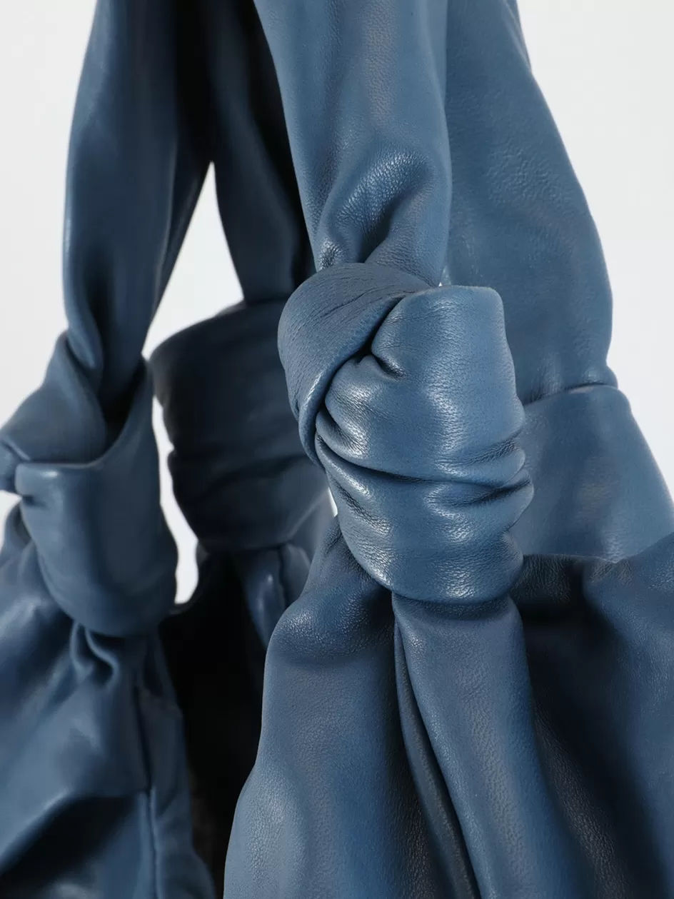 Officine Creative Bags>BOLINA 20 - Leather Shoulder Bag BLUE