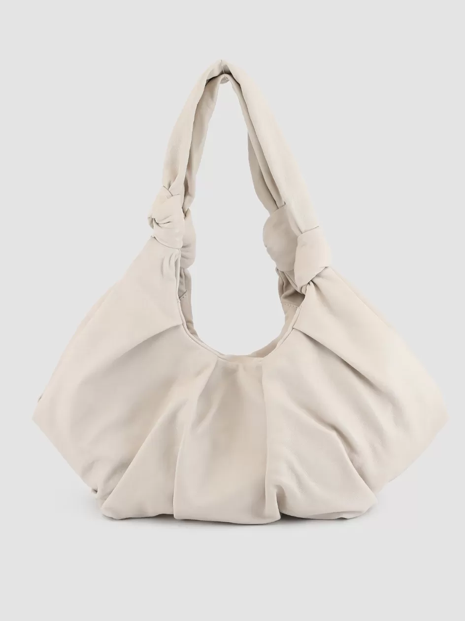 bolina_20__white_leather_shoulder_bag_105294.webp Officine Creative Bags>BOLINA 20 - White Leather Shoulder Bag OFF WHITE