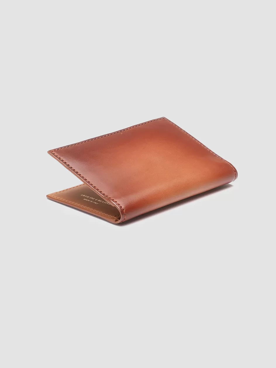boudin_24__brown_leather_bifold_wallet_106246.webp Officine Creative Wallets>BOUDIN 24 - Brown Leather Bifold Wallet TAN