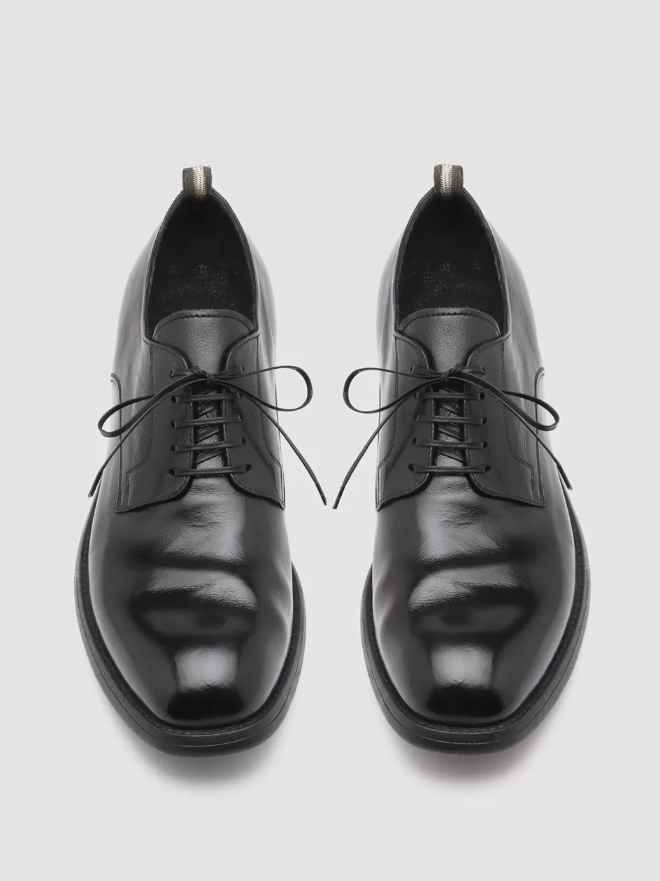 Officine Creative Formal Shoes | Derbies>CHRONICLE 001 - Leather Derby Shoes BLACK