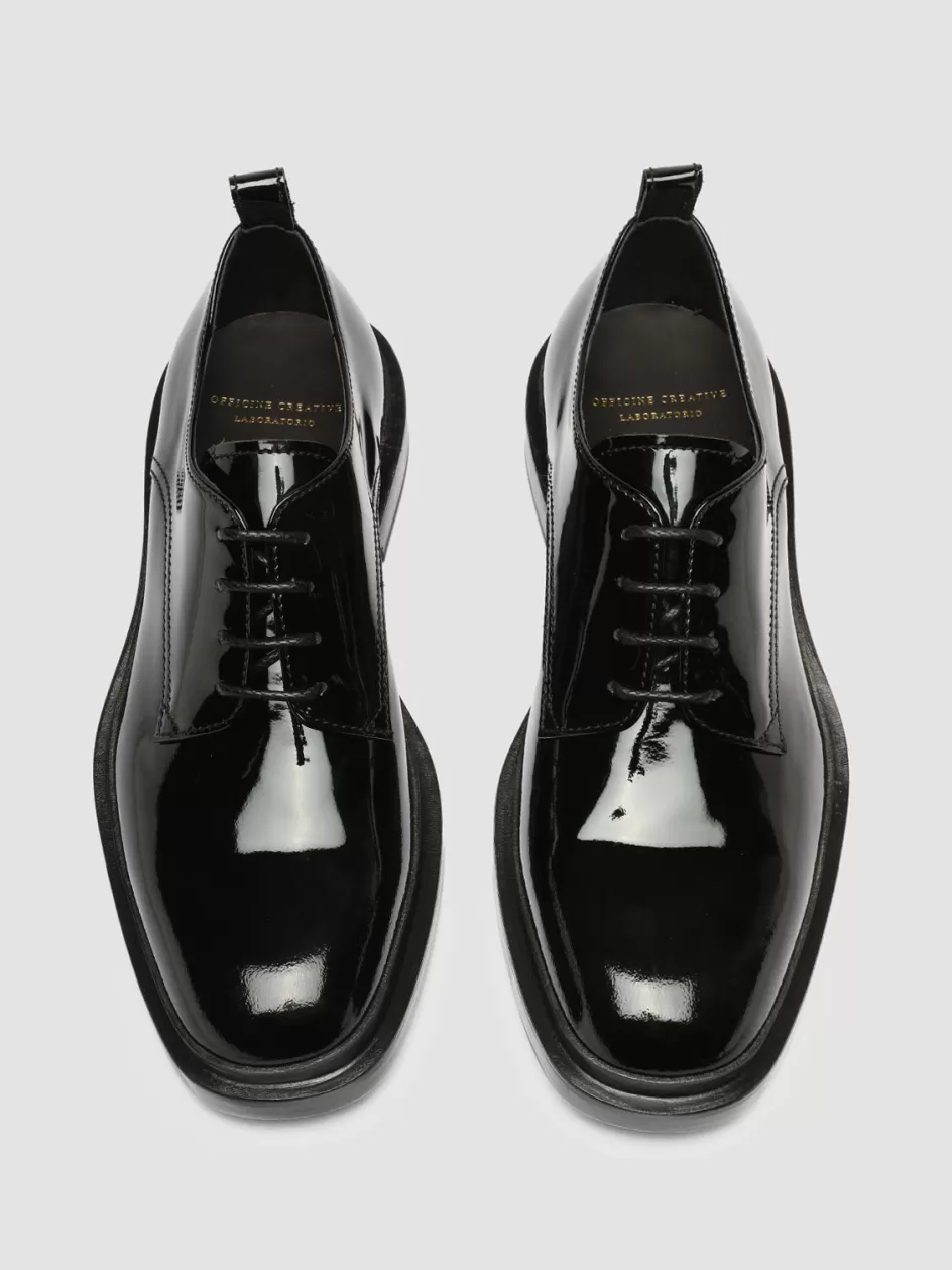 Officine Creative Derbies | Formal Shoes>CONCRETE 003 - Leather Derby Shoes BLACK