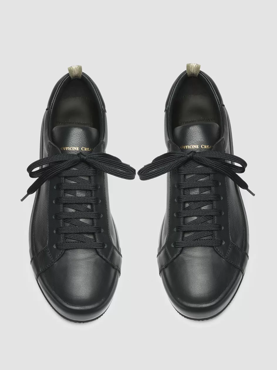 Officine Creative Sneakers>CORE 001 - Blue Leather Sneakers NAVY BLUE