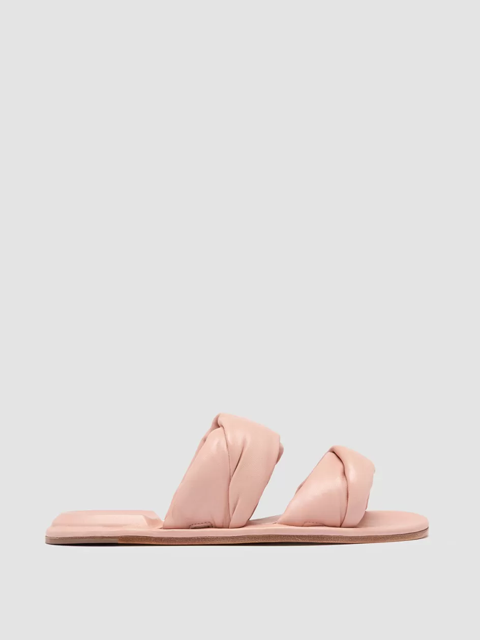 Officine Creative Sandals>CYBILLE 009 - Leather Sandals ROSE