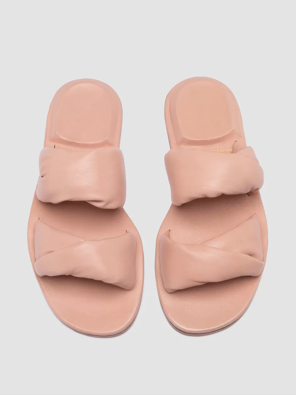 Officine Creative Sandals>CYBILLE 009 - Leather Sandals ROSE