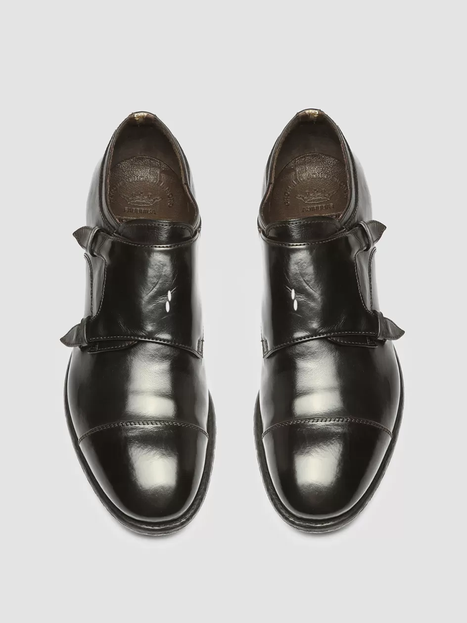 Officine Creative Derbies>EMORY 017 - Brown Leather Derby Shoes EBANO