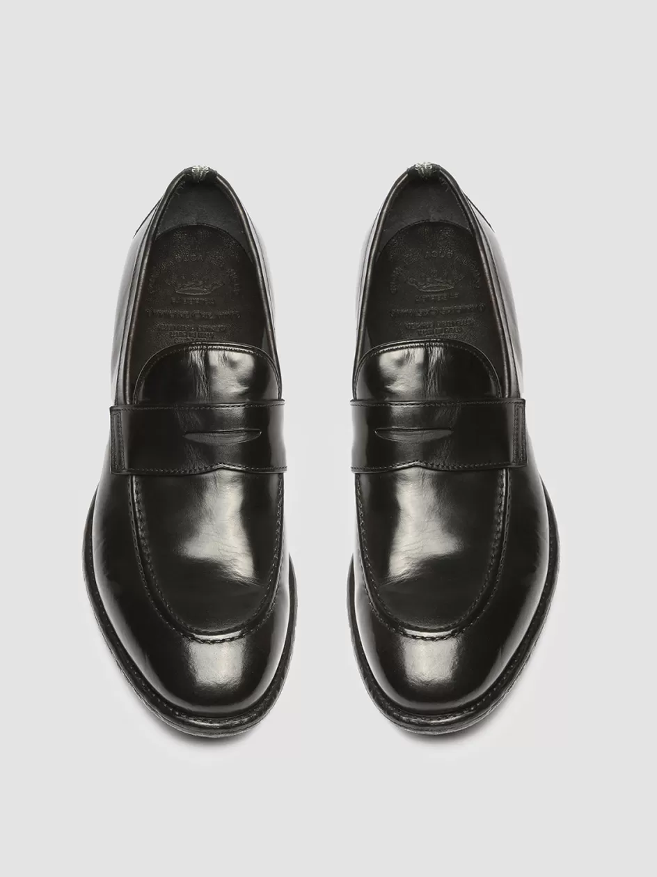 Officine Creative Loafers>EMORY 024 - Leather Loafers BLACK
