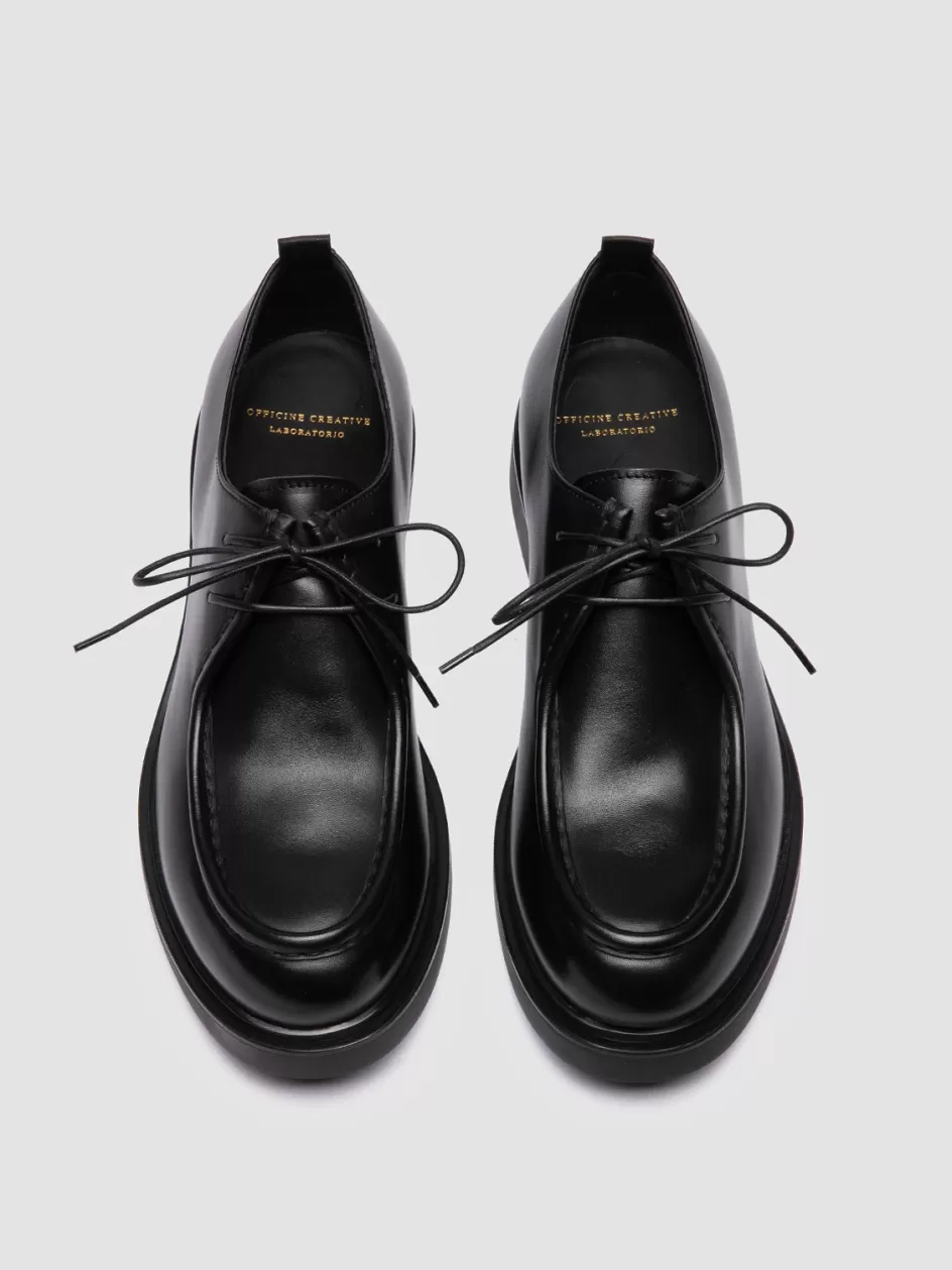 Officine Creative Derbies | Formal Shoes>ENGINEER 002 - Leather Derby Shoes BLACK