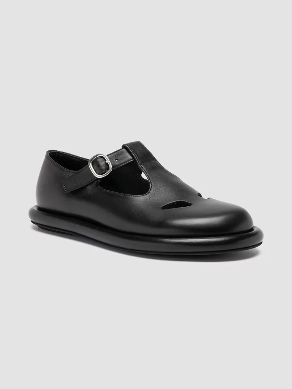 estens_106__black_leather_tbar_shoes_105777.webp Officine Creative Loafers | Dress Shoes>ESTENS 106 - Leather T-Bar Shoes BLACK