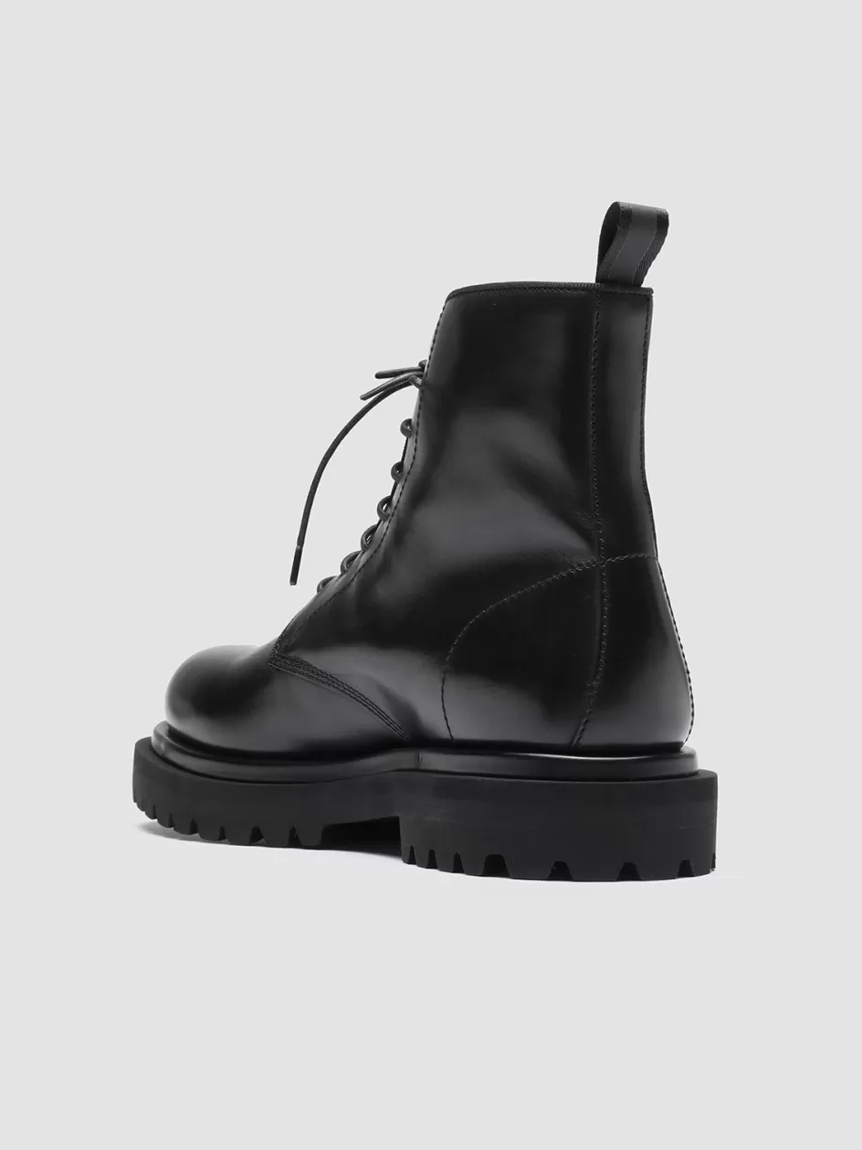 eventual_002__black_lace_up_leather_ankle_boots_101981.webp Officine Creative Ankle Boots>EVENTUAL 002 - Lace Up Leather Ankle Boots BLACK