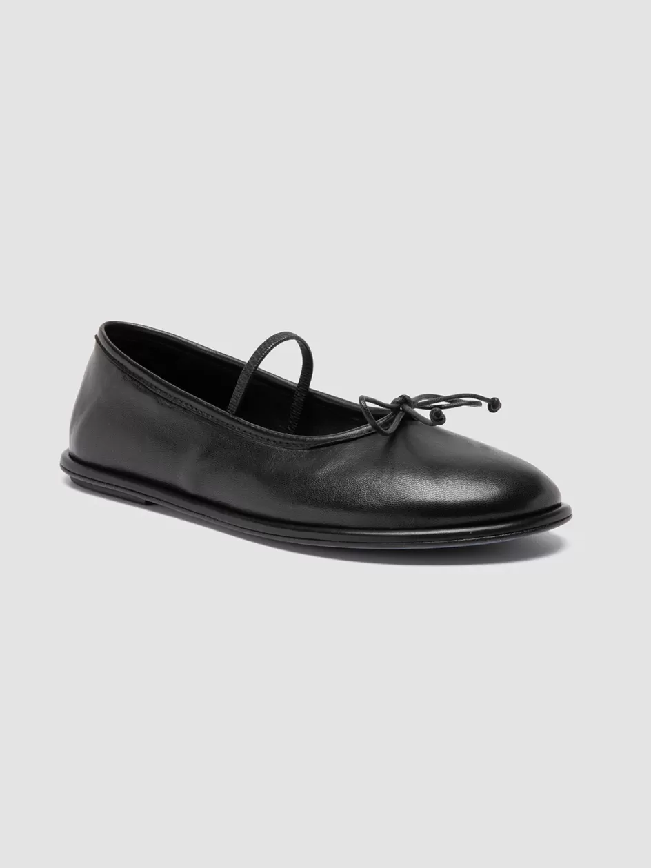 fontayne_001__black_leather_ballerina_shoes_105926.webp Officine Creative Dress Shoes>FONTAYNE 001 - Leather Ballerina Shoes BLACK