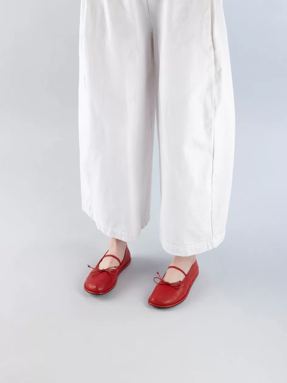 fontayne_001__red_leather_ballerina_shoes_105922.webp Officine Creative Dress Shoes>FONTAYNE 001 - Red Leather Ballerina Shoes CRIMSON