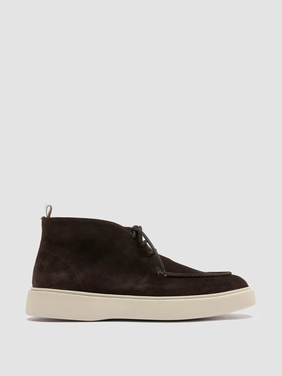 Officine Creative Ankle Boots>FRAME 002 - Grey Suede Chukka Boots PEPE