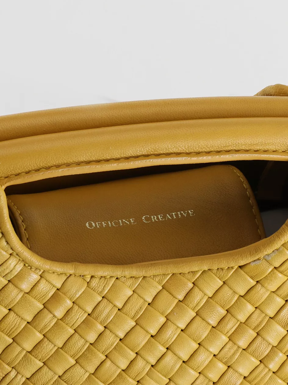 Officine Creative Bags>HELEN 09 - Leather Clutch Bag YELLOW