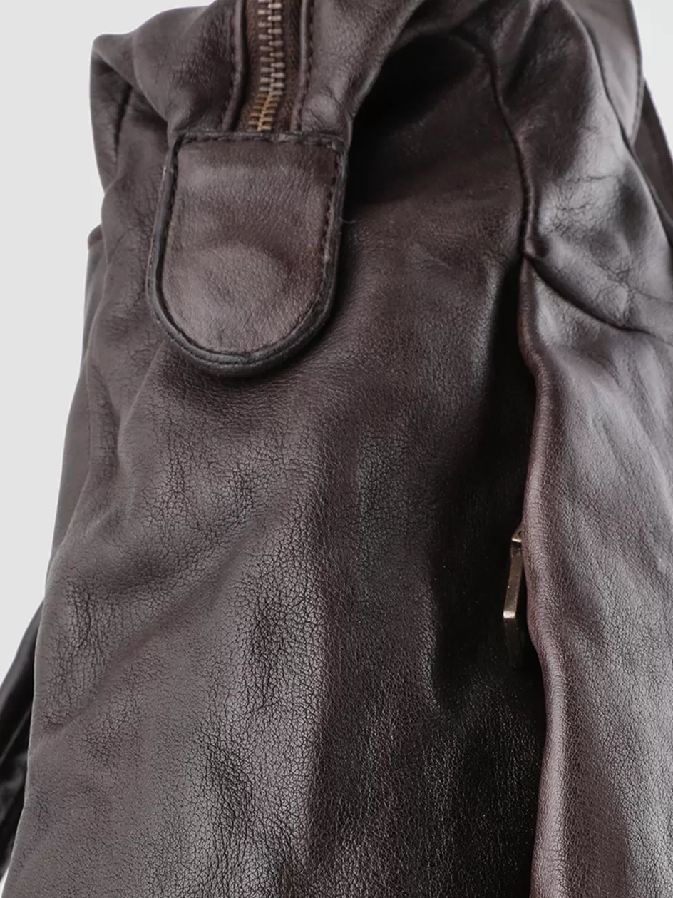 helmet_28__brown_leather_backpack_100088.webp Officine Creative Backpacks | Backpacks>HELMET 28 - Brown Leather Backpack EBANO
