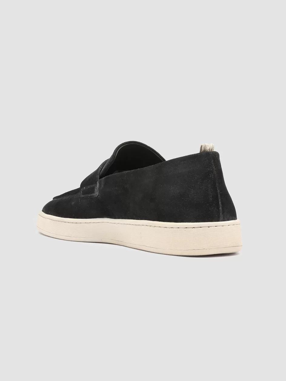 herbie_001__black_suede_penny_loafers_97303.webp Officine Creative Sustainable Sneakers | Loafers>HERBIE 001 - Suede Penny Loafers BLACK