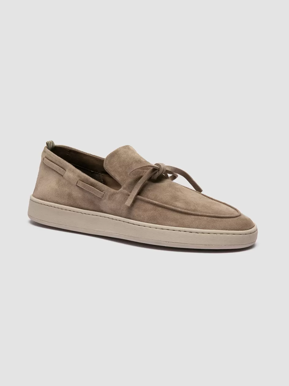 herbie_003__taupe_suede_boat_loafers_97262.webp Officine Creative Sustainable Sneakers | Suede Selection>HERBIE 003 - Suede Boat Loafers TAUPE
