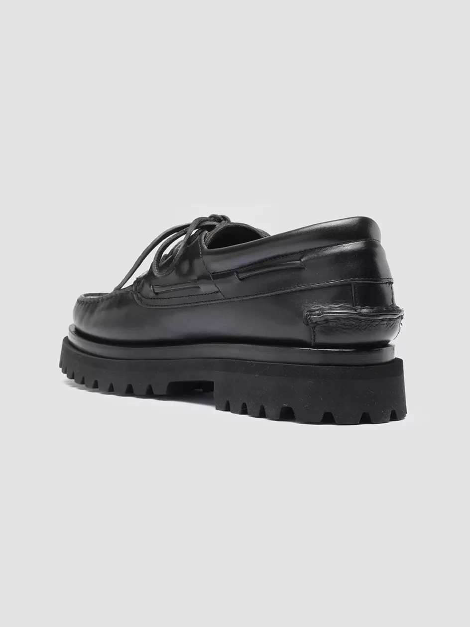 heritage_001__black_lug_sole_leather_moccasins_101514.webp Officine Creative Formal Shoes>HERITAGE 001 - Lug Sole Leather Moccasins BLACK