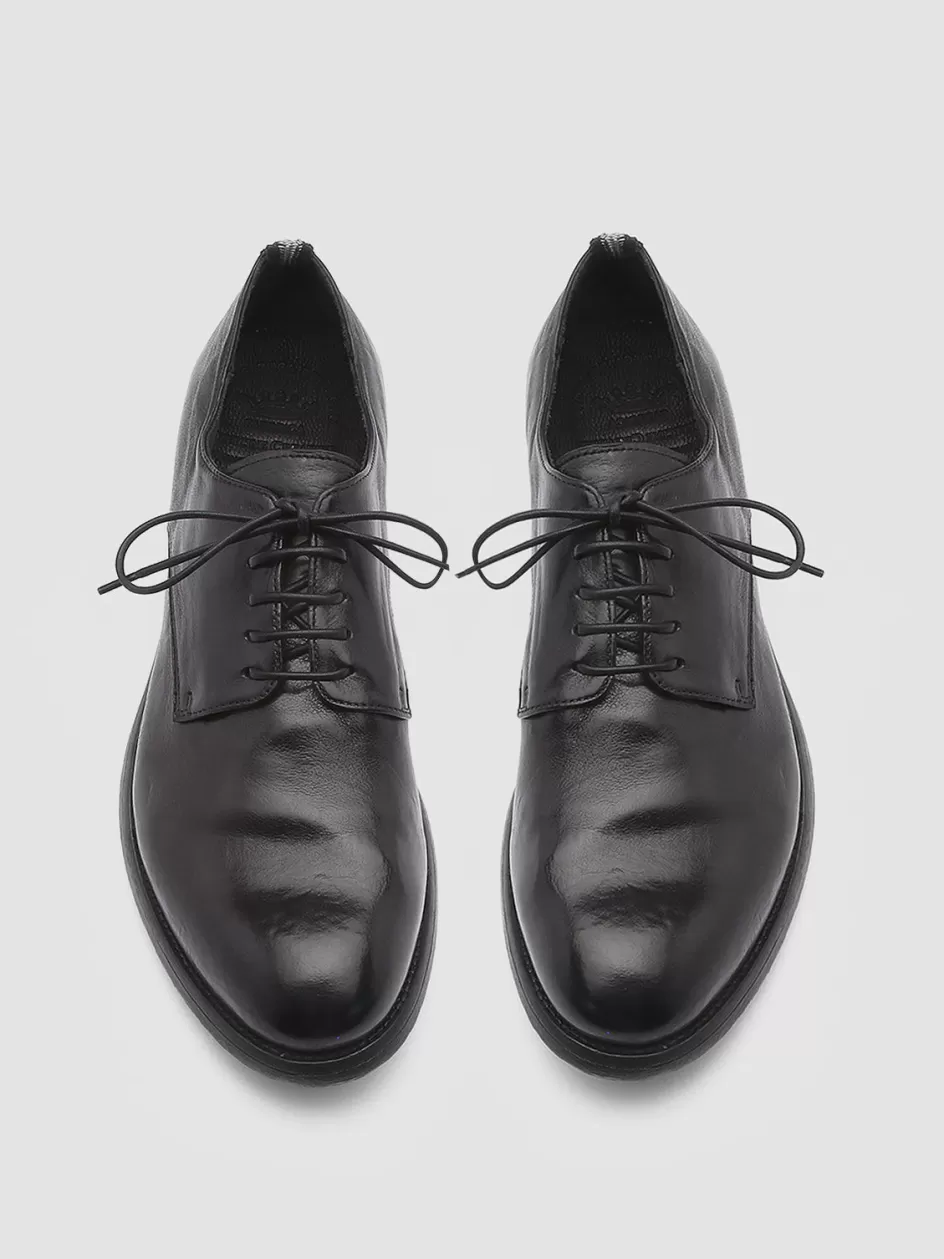 Officine Creative Derbies | Formal Shoes>HIVE 008 - Leather Derby Shoes BLACK
