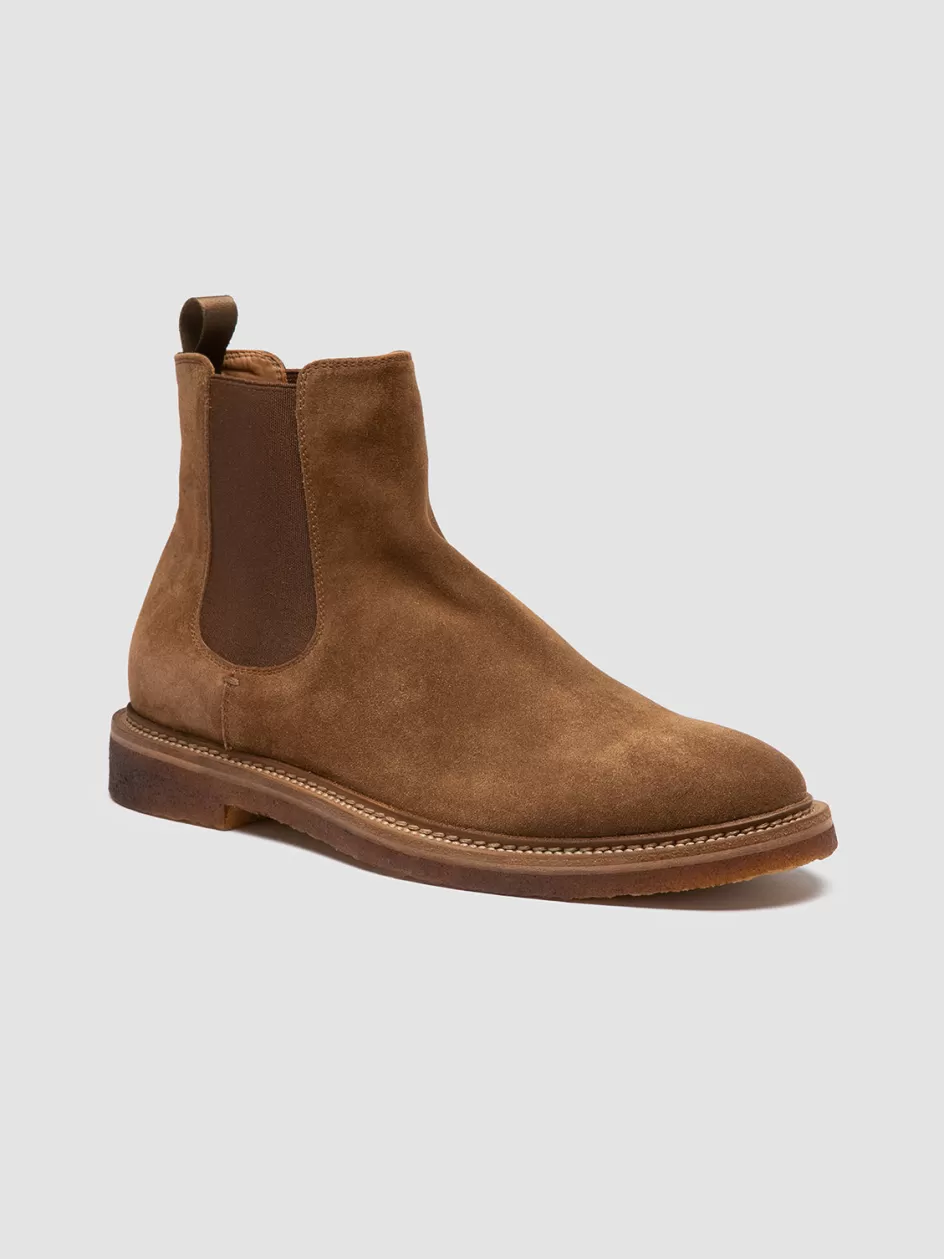 hopkins_crepe_121__brown_suede_chelsea_boots_97767.webp Officine Creative Suede Selection | Icons>HOPKINS CREPE 121 - Brown Suede Chelsea Boots BIRRA