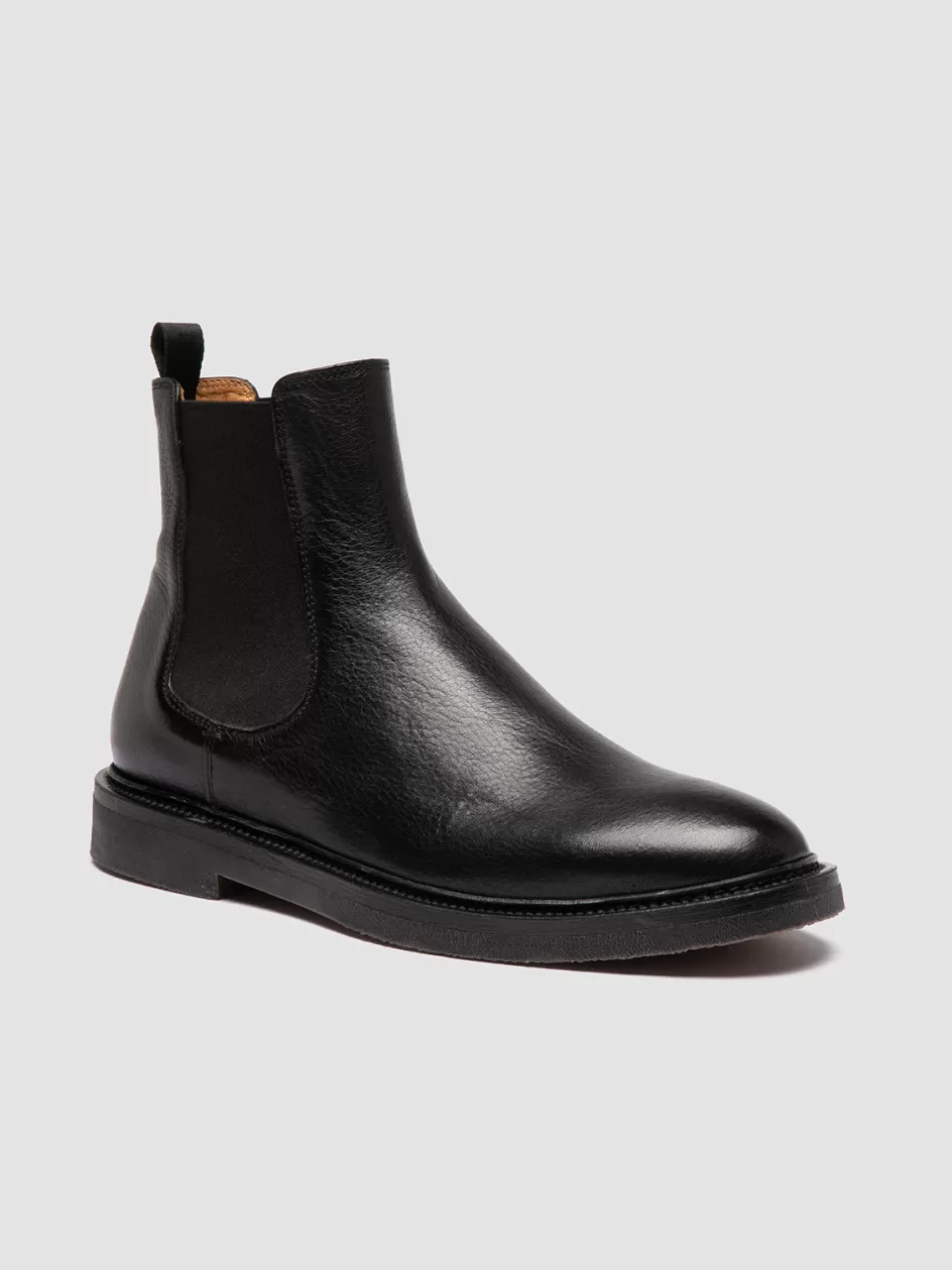 hopkins_flexi_204__black_leather_chelsea_boots_106344.webp Officine Creative Ankle Boots>HOPKINS FLEXI 204 - Leather Chelsea Boots BLACK