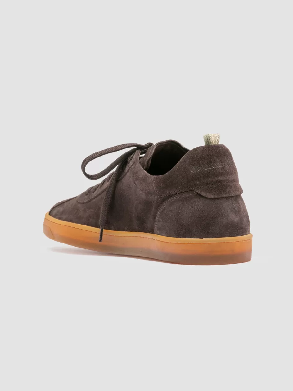 karma_015__brown_suede_low_top_sneakers_100599.webp Officine Creative Sneakers | Sustainable Sneakers>KARMA 015 - Brown Suede Low Top Sneakers TESTA DI MORO
