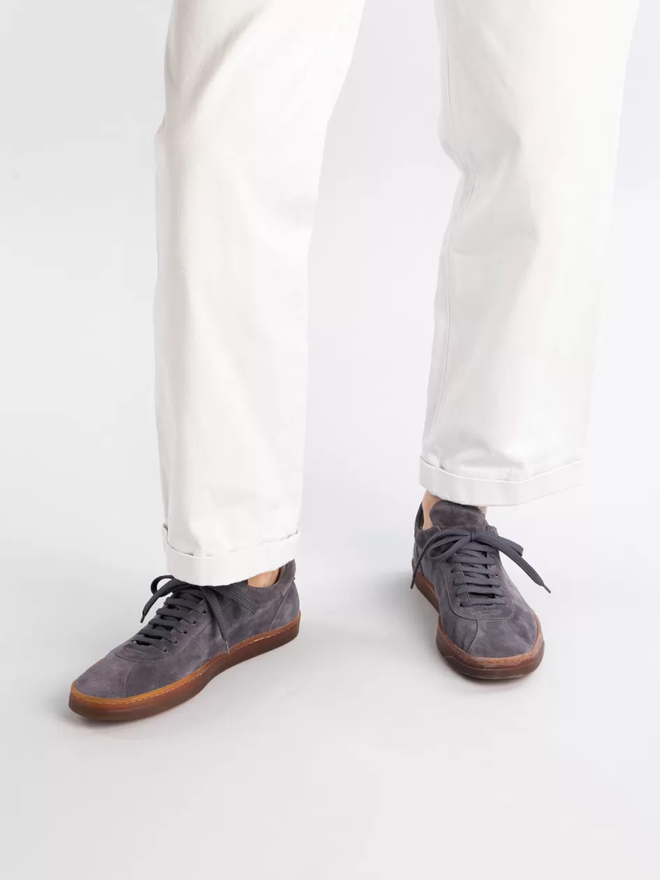 karma_015__brown_suede_low_top_sneakers_100601.webp Officine Creative Sneakers | Sustainable Sneakers>KARMA 015 - Brown Suede Low Top Sneakers TESTA DI MORO