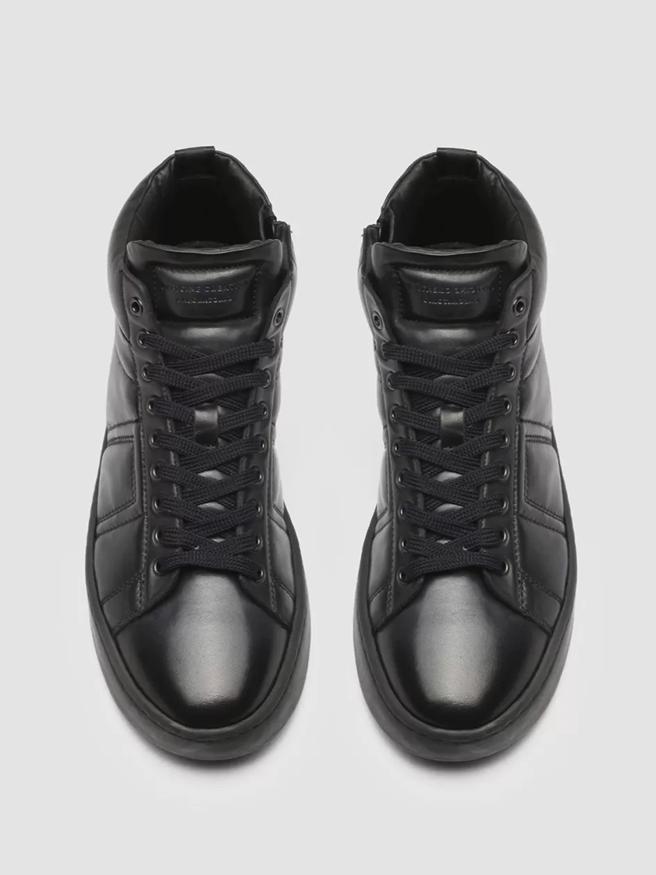 Officine Creative Sneakers>KILIM 002 - Leather Sneakers BLUE