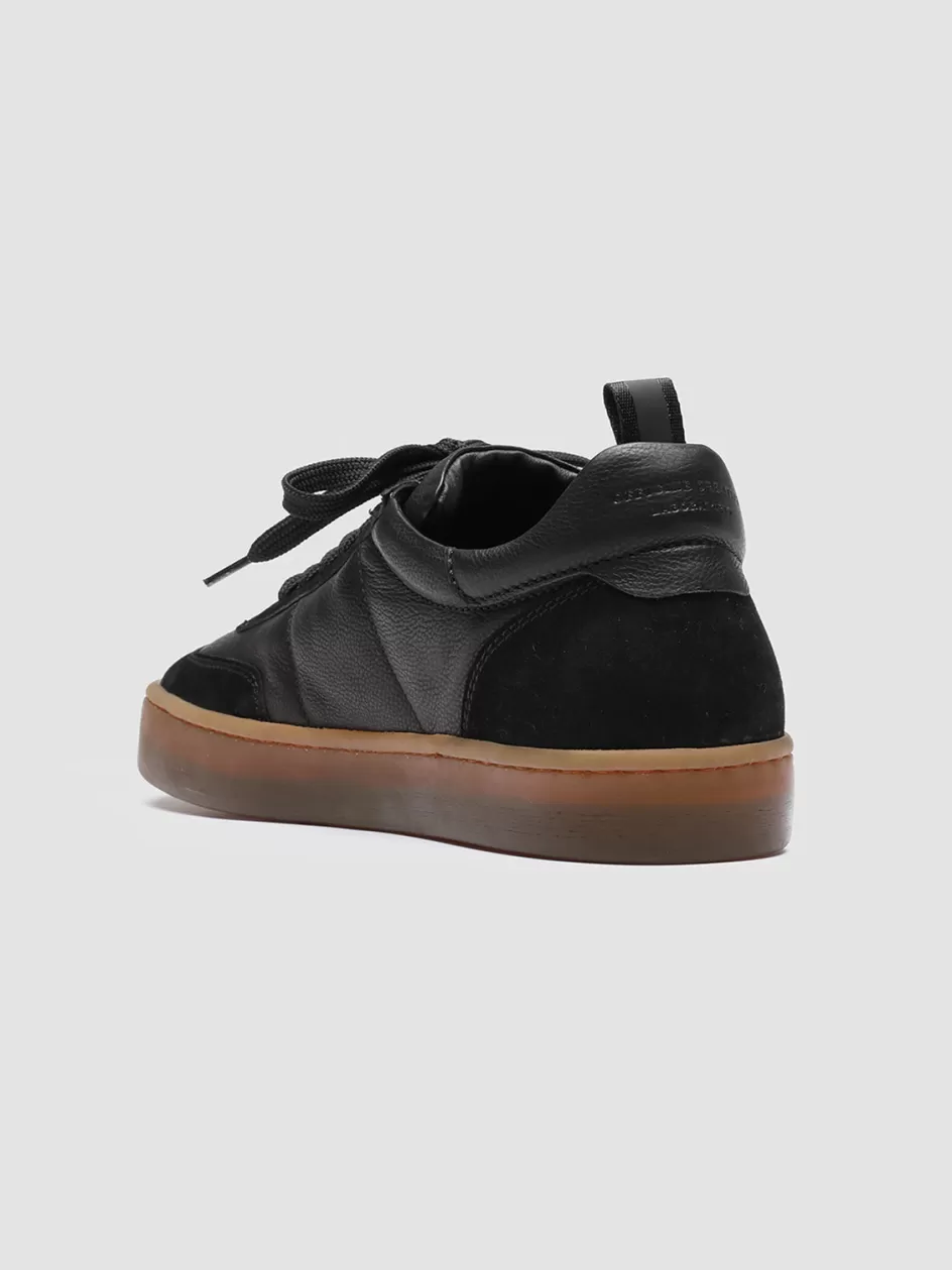 kombined_001__black_leather_sneakers_latex_sole_100568.webp Officine Creative Sneakers>KOMBINED 001 - Leather Sneakers Latex Sole BLACK