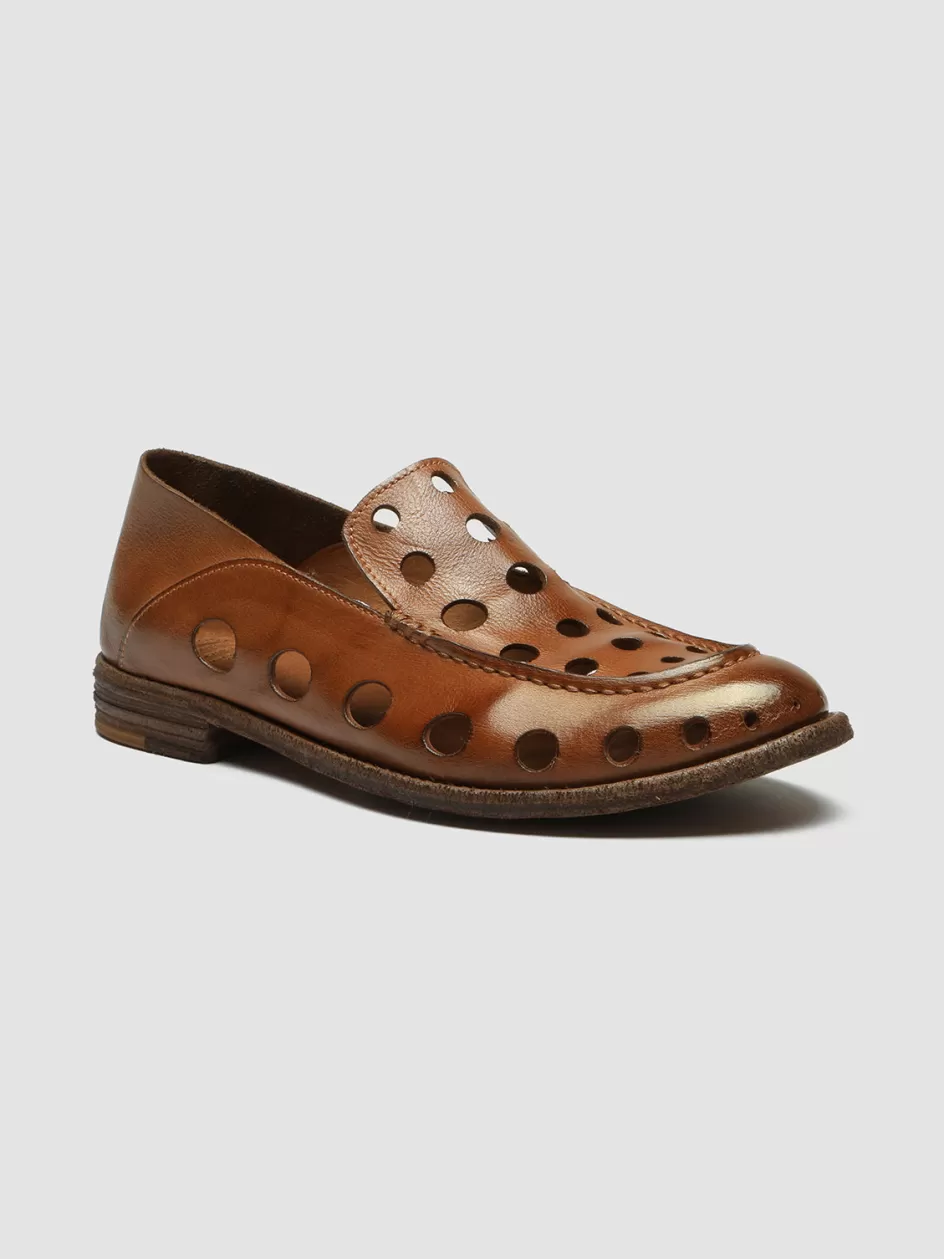 lexikon_542__brown_leather_loafers_105862.webp Officine Creative Loafers>LEXIKON 542 - Brown Leather Loafers GINGER