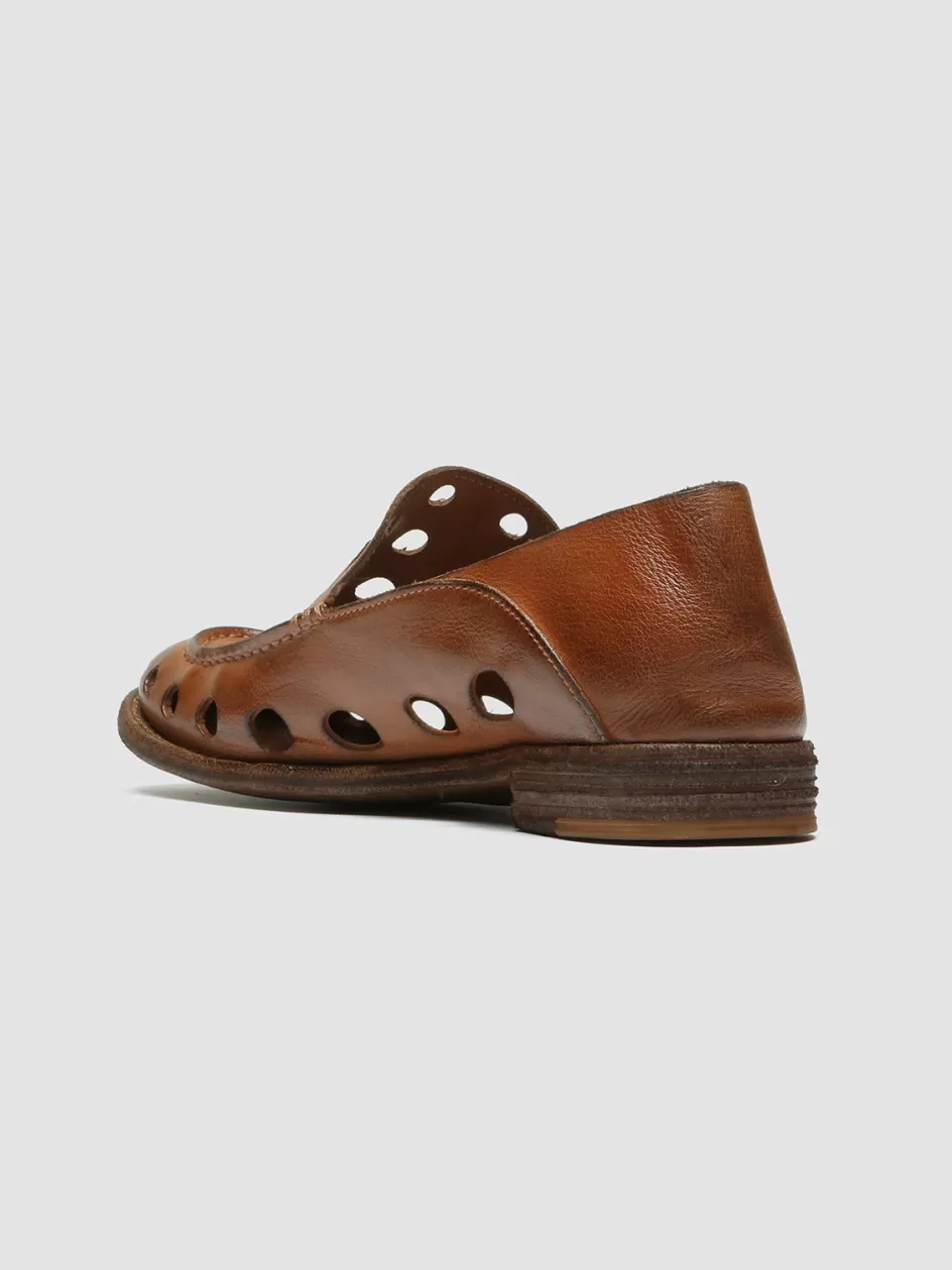 lexikon_542__brown_leather_loafers_105863.webp Officine Creative Loafers>LEXIKON 542 - Brown Leather Loafers GINGER