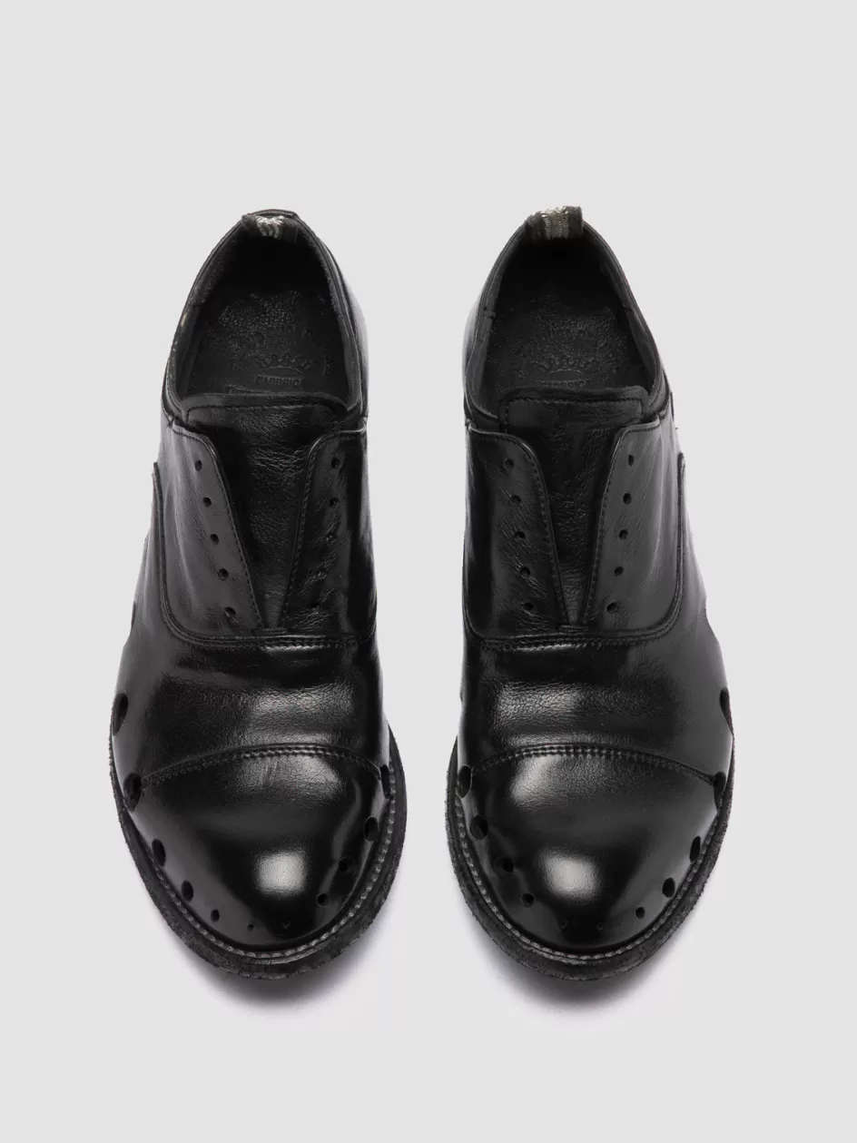 Officine Creative Icons | Dress Shoes>LEXIKON 546 - Leather Oxford Shoes BLACK