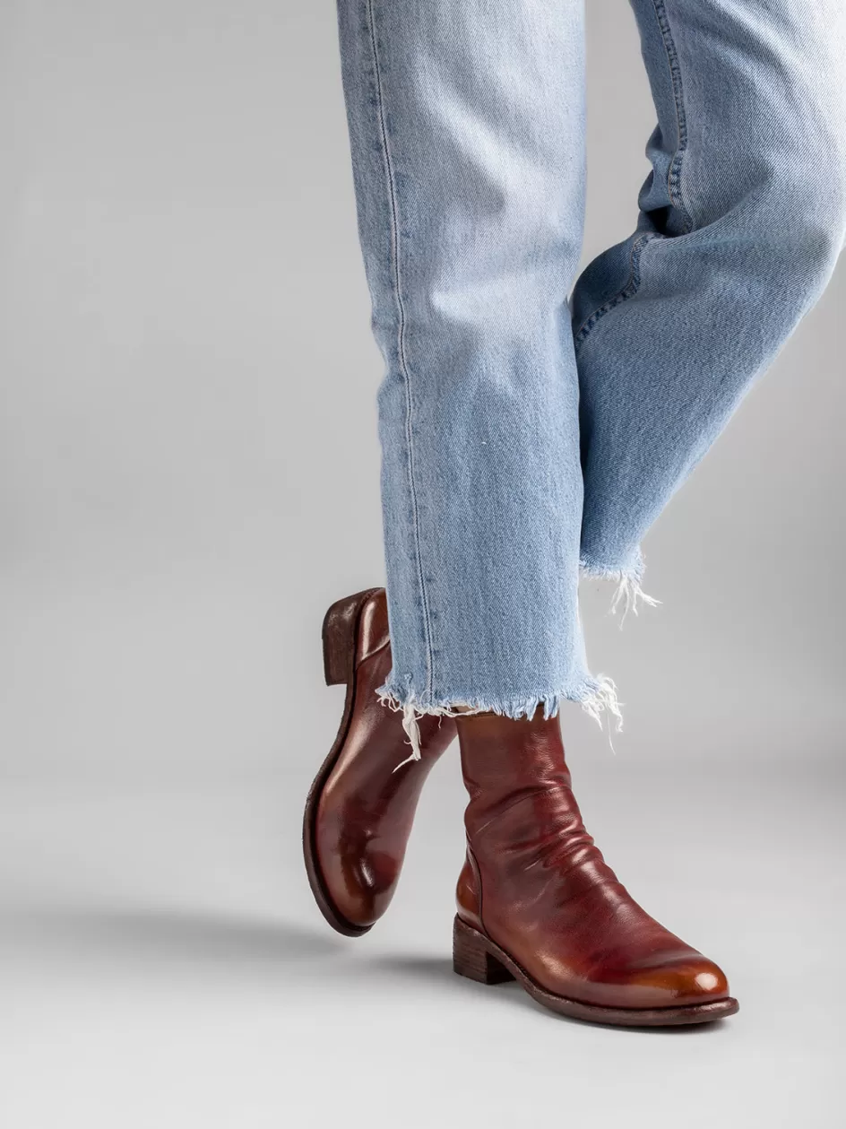 lison_047__brown_leather_ankle_boots_106079.webp Officine Creative Boots & Booties>LISON 047 - Brown Leather Ankle Boots EBANO