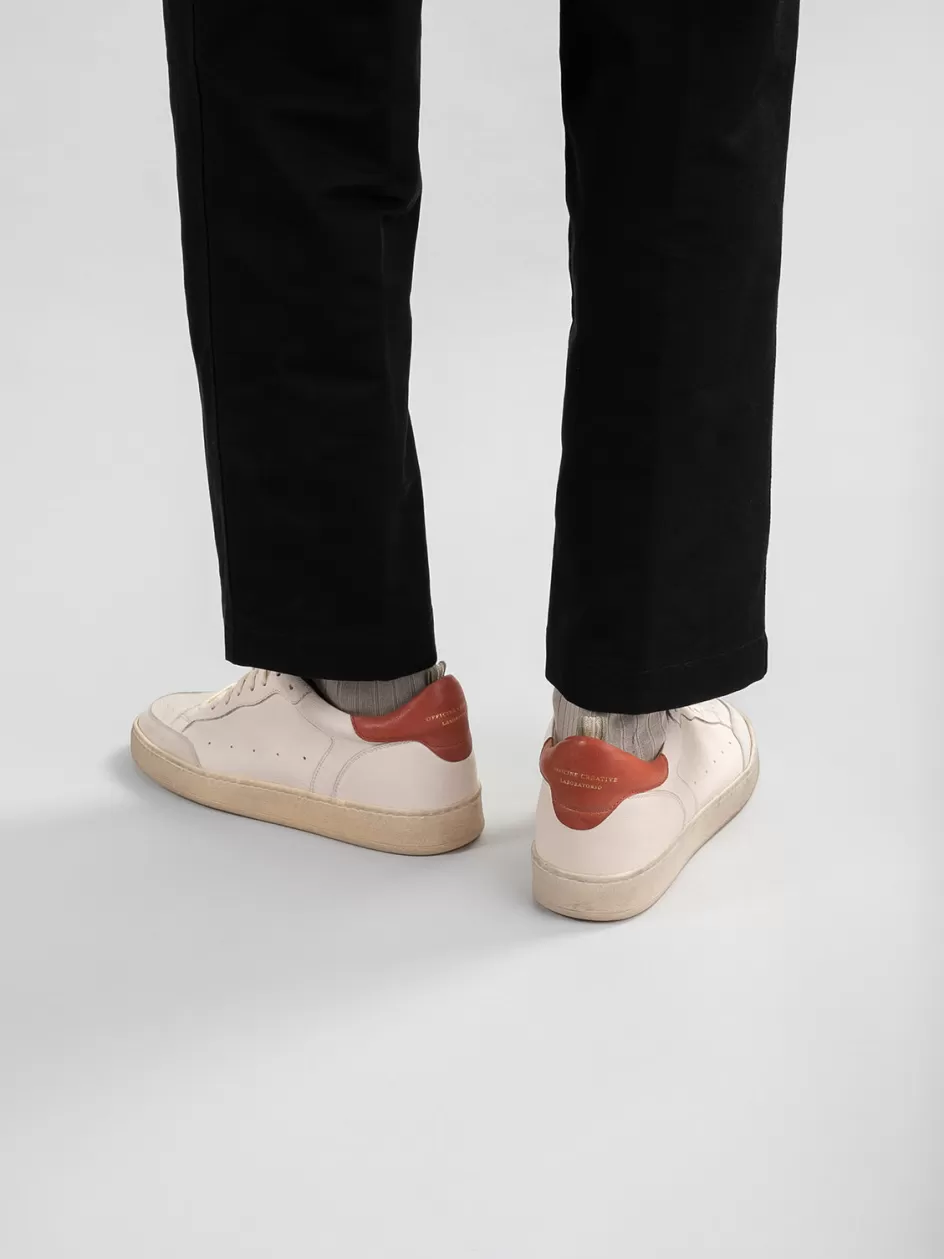 magic_001__white_leather_and_suede_low_top_sneakers_97129.webp Officine Creative Sustainable Sneakers | Sneakers>MAGIC 001 - White Leather And Suede Low Top Sneakers MULTICOLOR