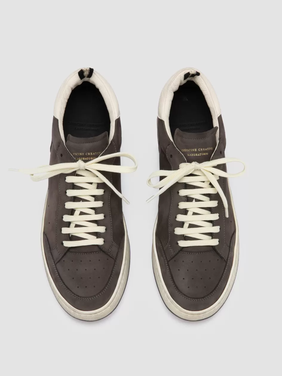 Officine Creative Sustainable Sneakers | Sneakers>MAGIC 002 - Nubuk Low Top Sneakers GREY