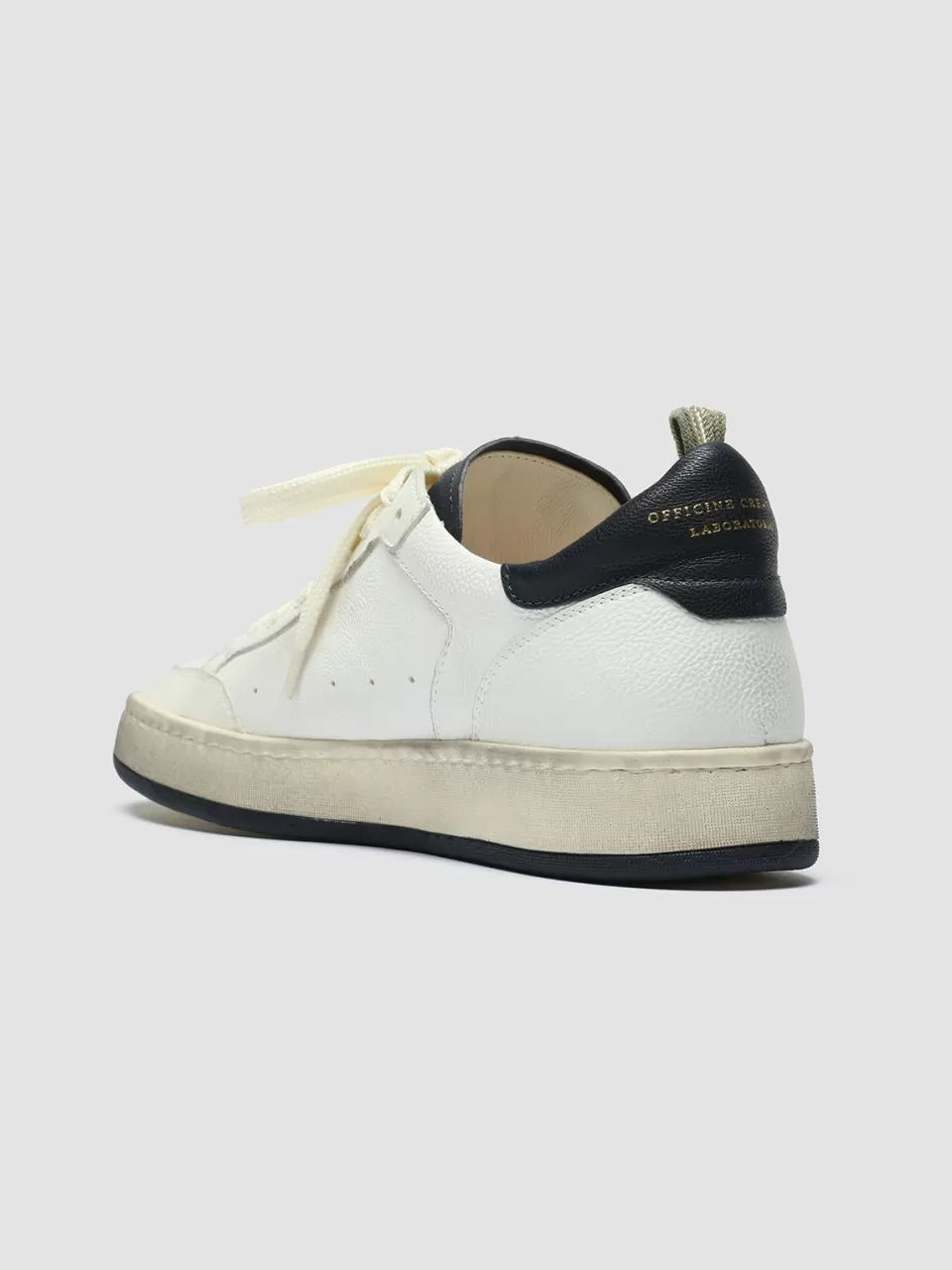 magic_101__white_leather_low_top_sneakers_103627.webp Officine Creative Sustainable Sneakers | Sneakers>MAGIC 101 - White Leather Low Top Sneakers MULTICOLOR