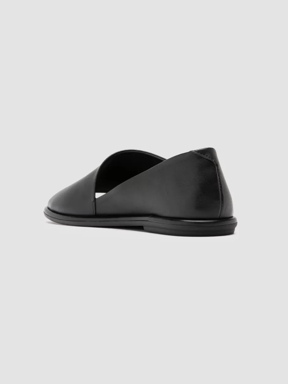 mienne_102__black_leather_peep_toe_shoes_105478.webp Officine Creative Sandals | Loafers>MIENNE 102 - Leather Peep Toe Shoes BLACK