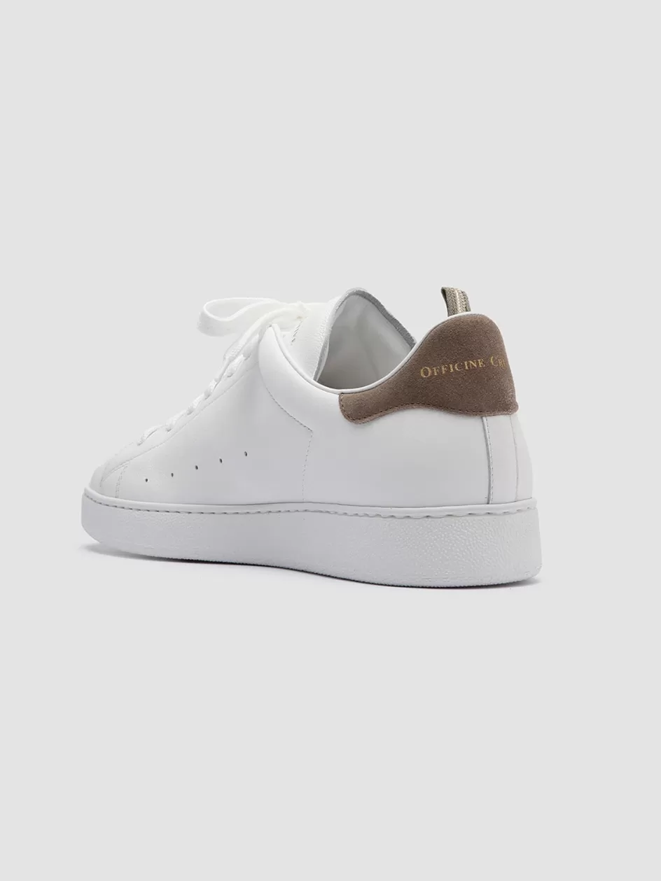 mower_002__white_leather_sneakers_100467.webp Officine Creative Sneakers>MOWER 002 - White Leather Sneakers WHITE/SLATE