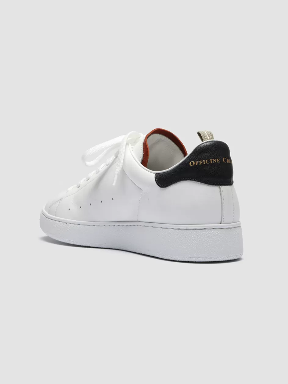 mower_005__white_leather_sneakers_100442.webp Officine Creative Sneakers>MOWER 005 - White Leather Sneakers WHITE/RUST/BLUPRINT