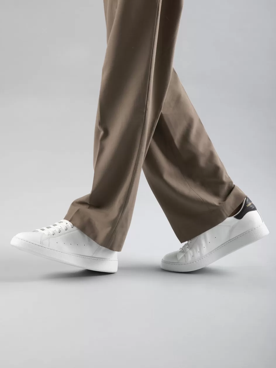 mower_005__white_leather_sneakers_100445.webp Officine Creative Sneakers>MOWER 005 - White Leather Sneakers WHITE/RUST/BLUPRINT